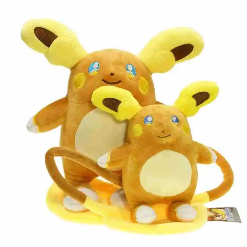 30CM TAKARA TOMY Pokémon Alolan Raichu Plüsch Spielzeug Weiche Tier Puppen Für Kinder Geburtstag Geschenk