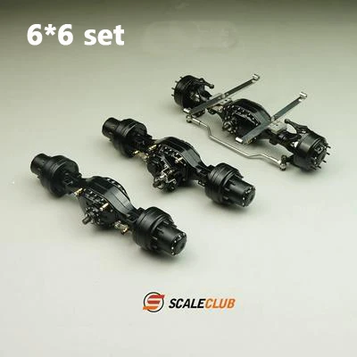 Scaleclub 1/14 Modder Kop Sleepkop Nieuw Wiel Reductie Slotverschil Gebroken Transmissievermogen Achteras