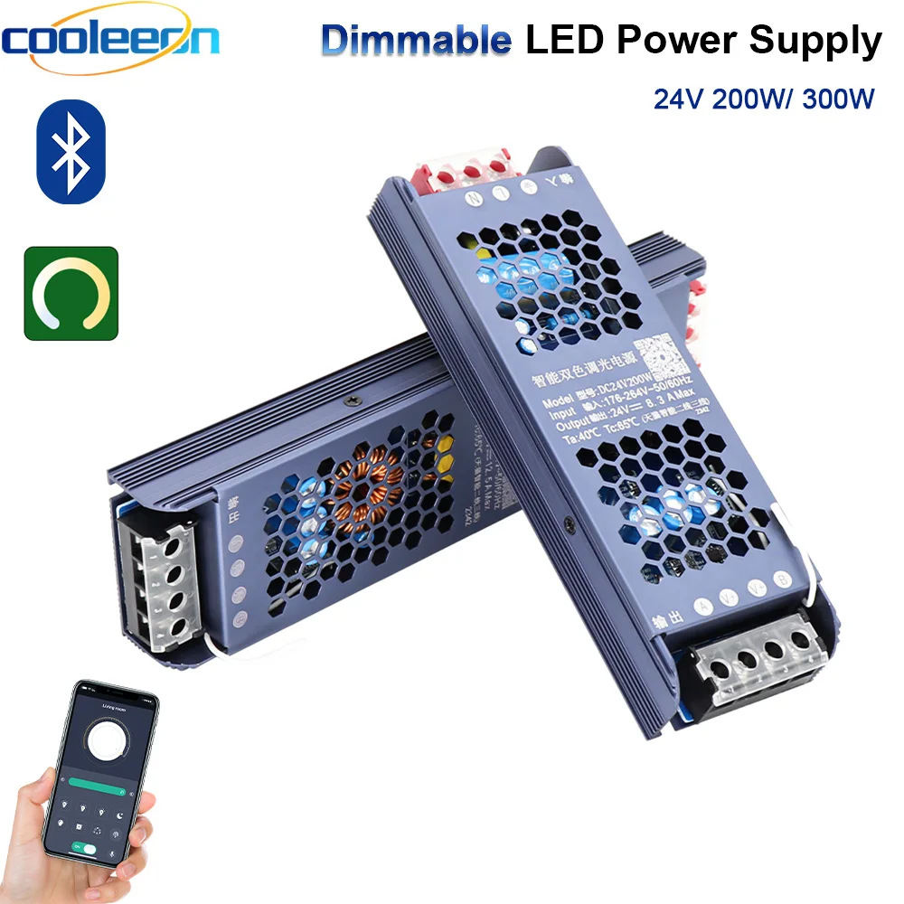 Transformador de Alimentación LED 24V Dimmable de 200W/300W con Control por Bluetooth: Evaluación Real del Li AV24