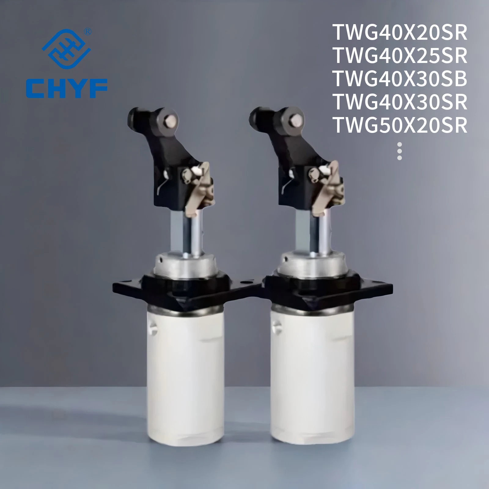

CHYF TWG Series Stopper Cylinder, JIS Standard, Adjustable Installation Height, High Impact Resistance for Automation Producti