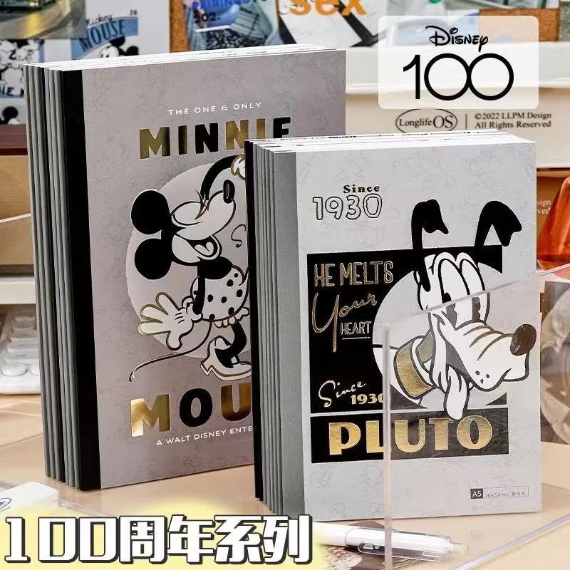 New Disney Mickey Mouse 100th Anniversary Limited Animation Creative Notebook Fashion Retro Male and Female Student Ledger