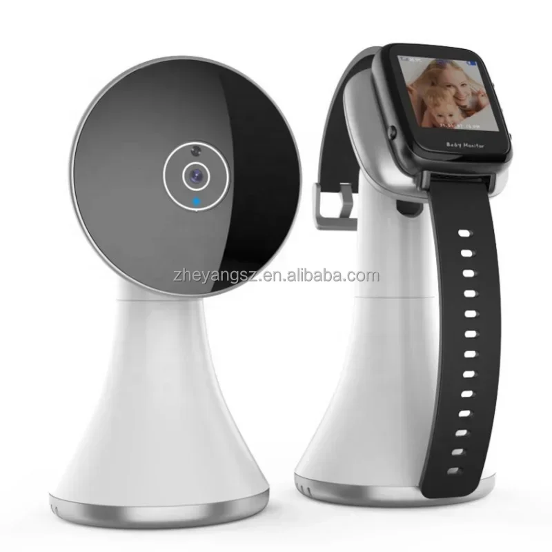 

night vision audio 1.5 inch temperature monitoring two way audio built-in lullaby video baby monitor baby & pet monitor