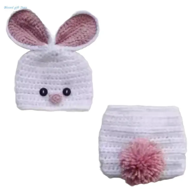 1 Set Photography Props Soft and Warm Knitted Costume for Baby Boys Girls