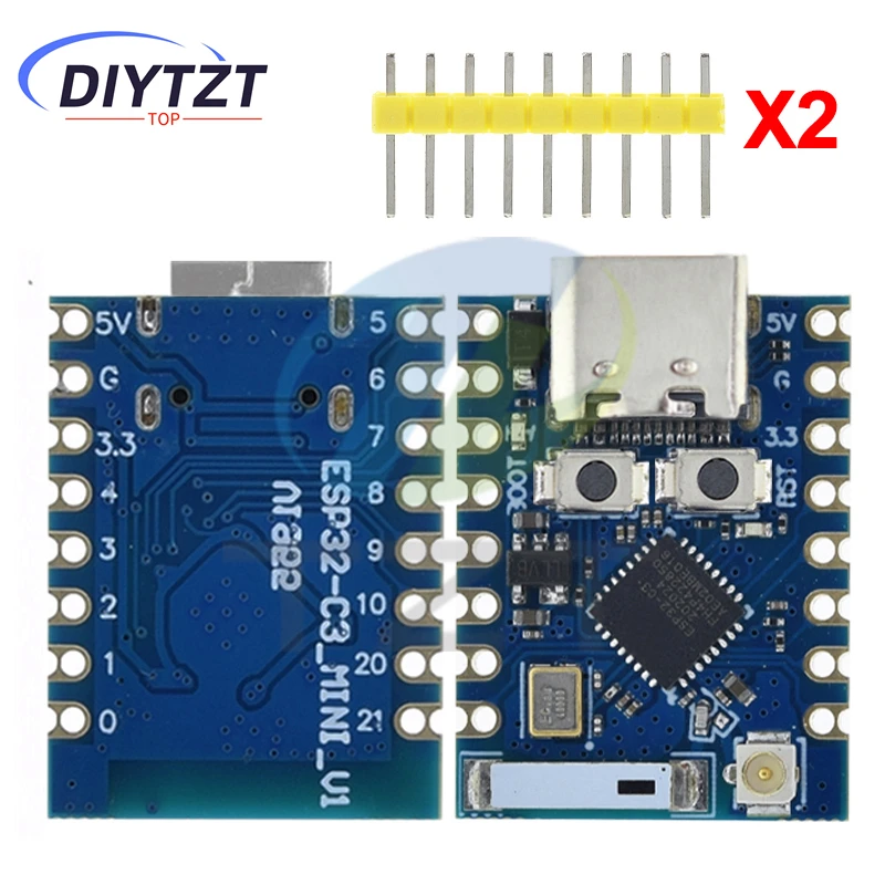 DIYTZT ESP32-C3-Zero 프로 미니 개발 보드, 와이파이 블루투스, 울트라 스몰 사이즈, ESP8266, ESP32 C3, ESP 32, 아두이노용