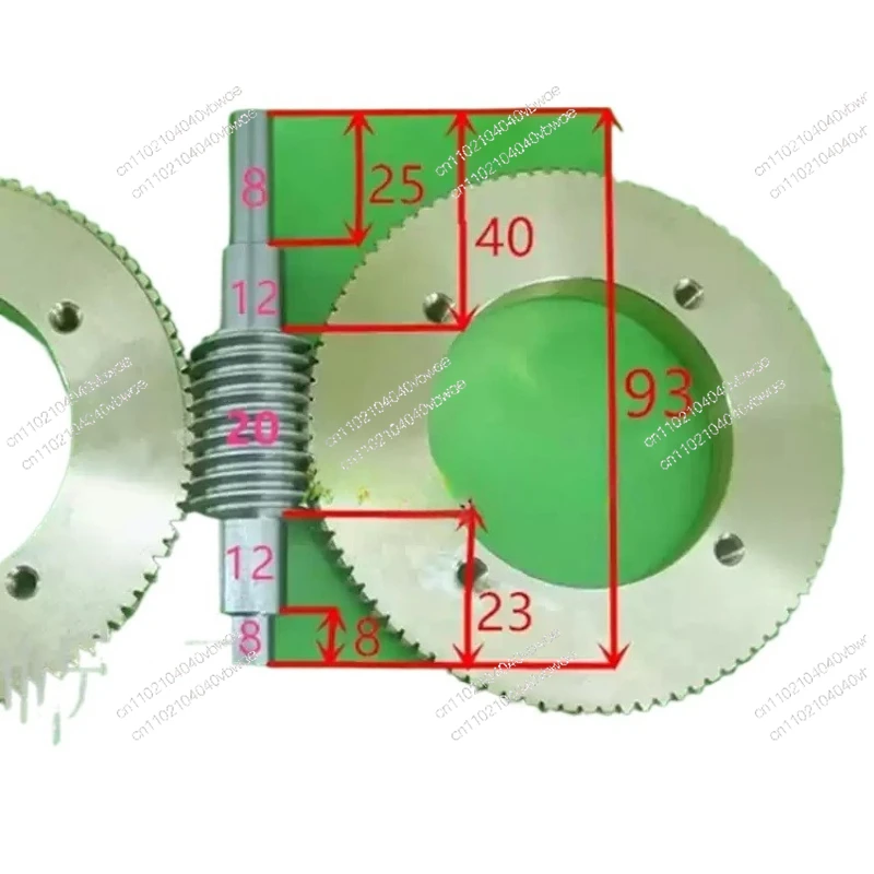 

1:90 1 м 90 т червячная колесная шестерня из нержавеющей стали, износостойкий медный червячный комплект с большим коэффициентом редуктора