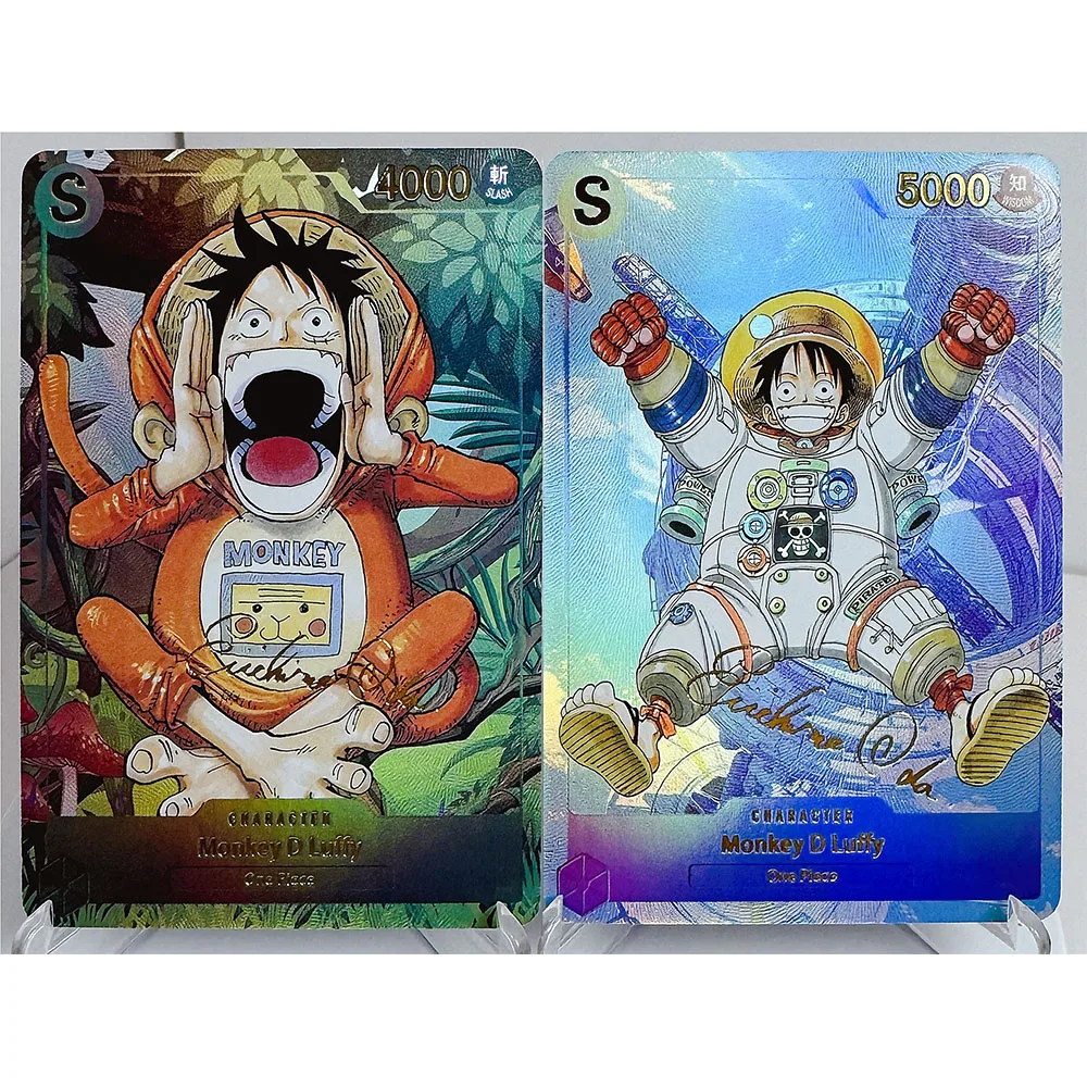 Anime One Piece DIY ACG Monkey D Ruffy Boa Hancock Premium Flash Card Boy Sammelkarte Weihnachten Geburtstagsgeschenk Brettspiel