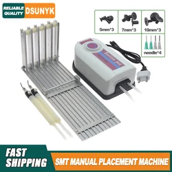 SMT Manual Placement Machine Electric Suction Pen IC Suction Pen Five Slots SMT Component Placement Machine Feeder Rack