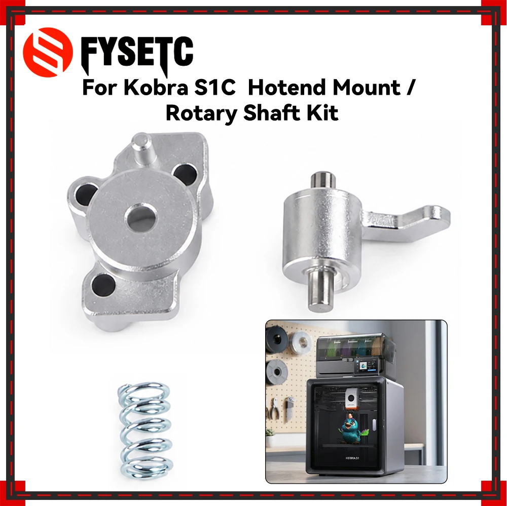 

For Kobra S1C Hotend Mount / Rotary Shaft Kit High Rigidity Mount And High Temperature Resistant For Kobra S1C 3D Printer Part