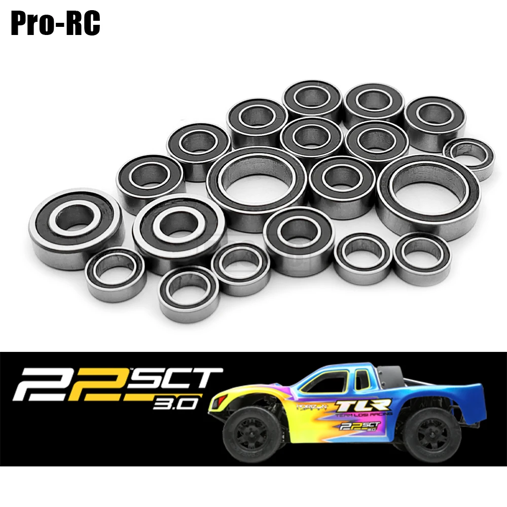 Voor Team Losi Tlr 22 22T 22sct (Versies 3.0, Alleen 4.0 En 5.0) Complete Kogellagerset (20 Stuks) Rc Auto-Onderdeel