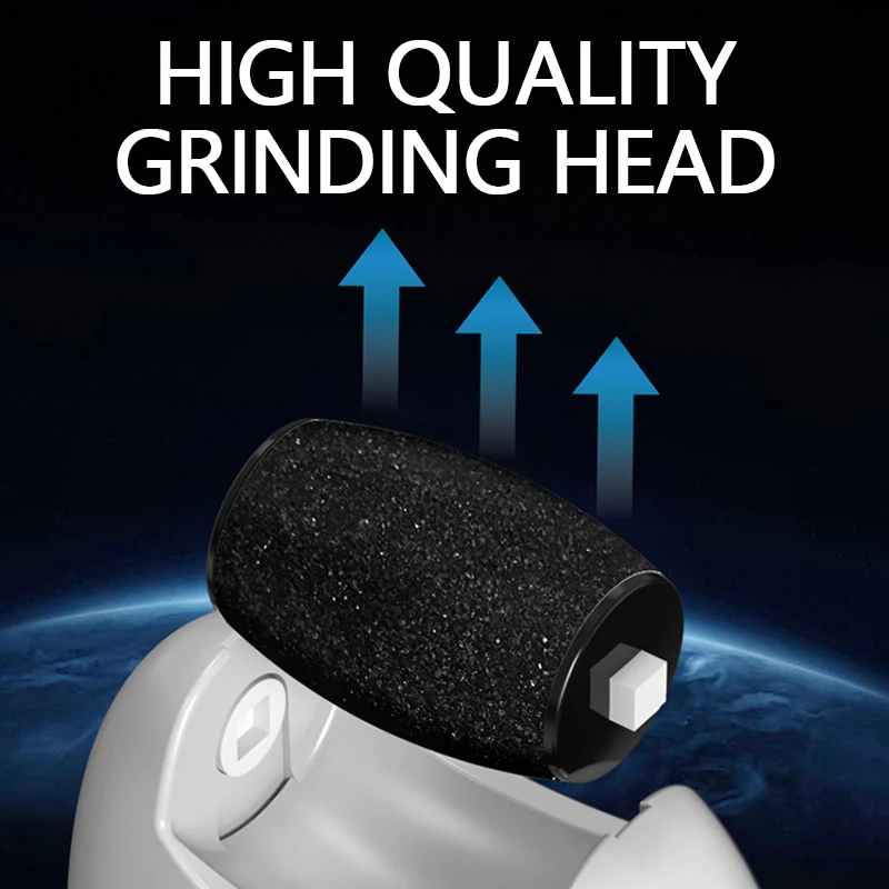 قابلة للشحن القدم طاحونة المياه برهان شاشة ديجيتال أداة باديكير ذكية كعب التلقائي فرك القدم مزيل الجلد الميت