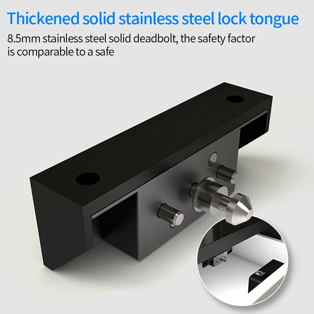 TTlock App Unlock Smart Cabinet Door Lock No-drilling Invisible 13.56Mhz IC Card Locker Furniture Drawer Electronic Smart Locks