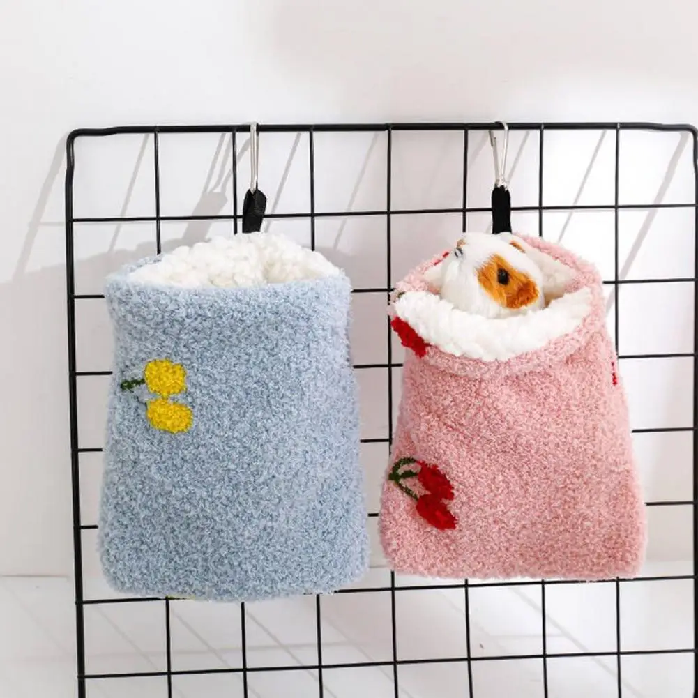 Cozy  Hamster Nest Comfortable Sugar Glider Hamster Nest Strong Load-bearing Breathable Hamster Sleep Pouch Pet Cage