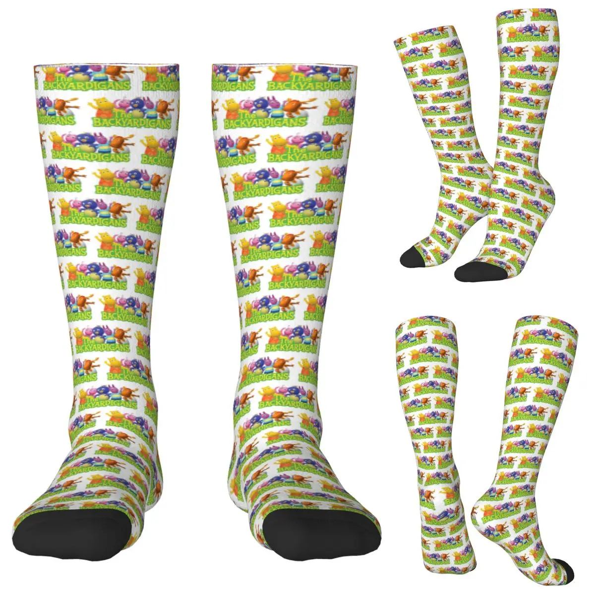 

Backyardigans Funny Socks Harajuku Stockings All Season Long Socks Accessories for Unisex Gifts