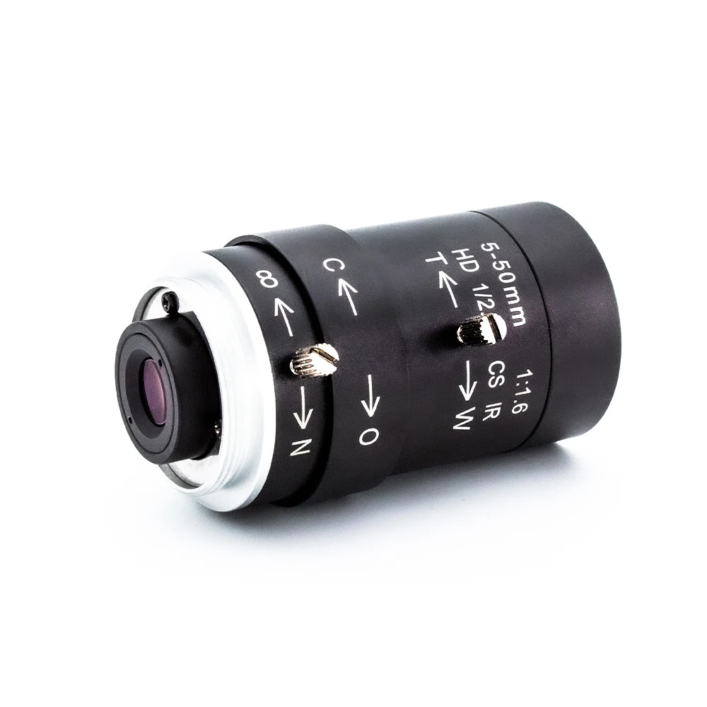 WGWK-C35-50A CCTV 5-50mm Camera Lens CS Mount 3MP Manual Zoom For Industrial Machine Vision IP Cameras Lens Surveillance Webcam