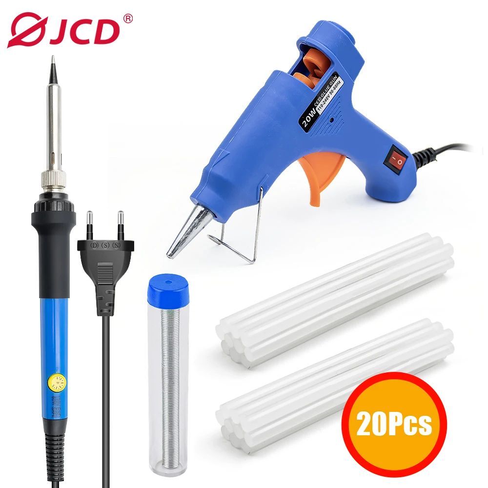 JCD 908A Soldering Iron Adjustable Temperature 60W 110V/220V Solder Iron Rework Station Handle Heat Pencil Welding Repair Tools