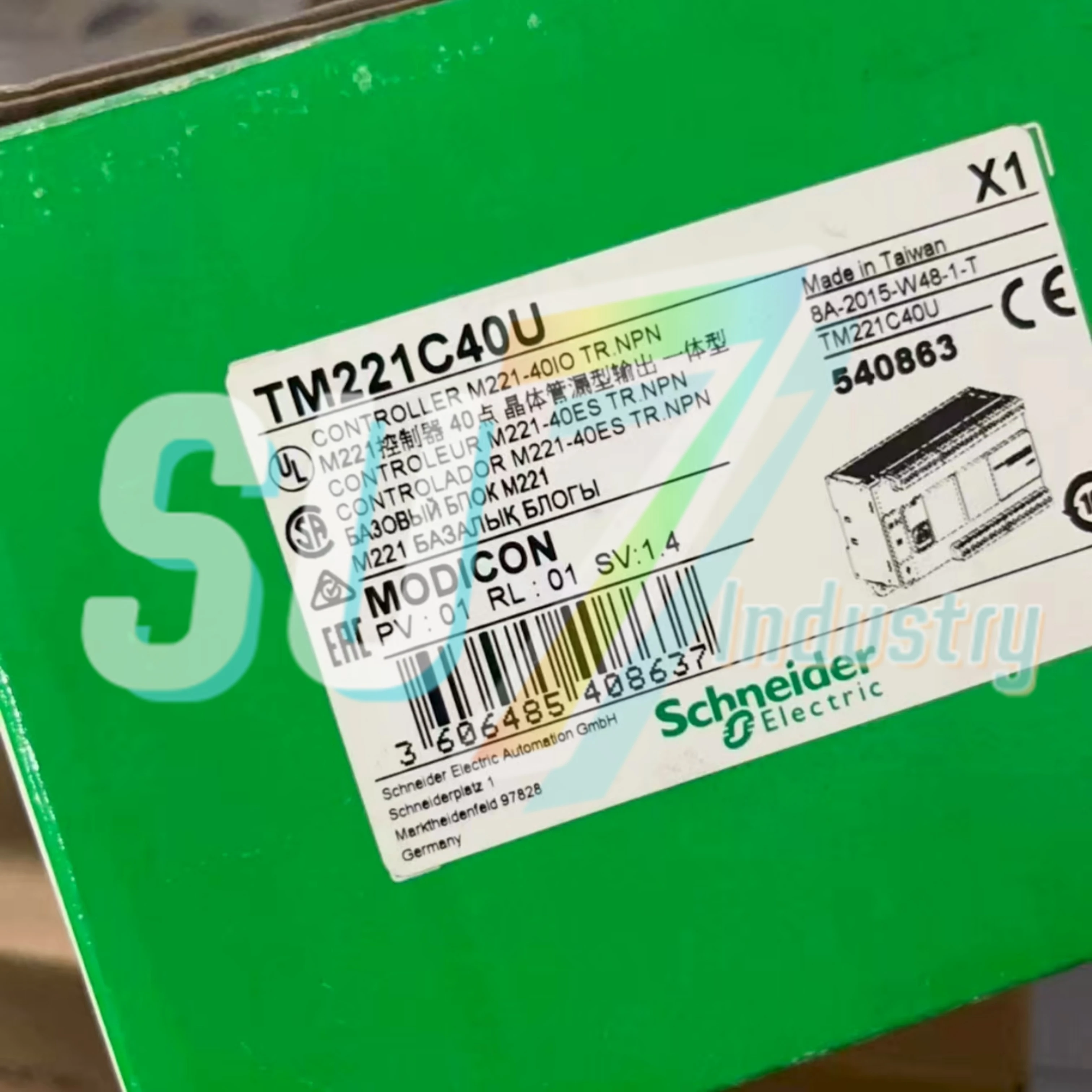 وحدة تحكم plc TM221C40T TM221C40U TM221CE16R TM221CE16T TM221CE16U TM221CE24R TM221CE24T جديدة في الصندوق