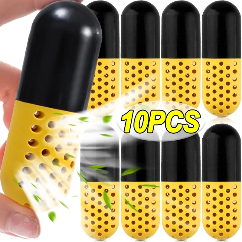 2-10Pcs Smell Absorber Capsule Shoes Deodorizer Mini Sneaker Gym Bag Locker Feet Sweat Odor Dryer Deodorant Moisture Absorber