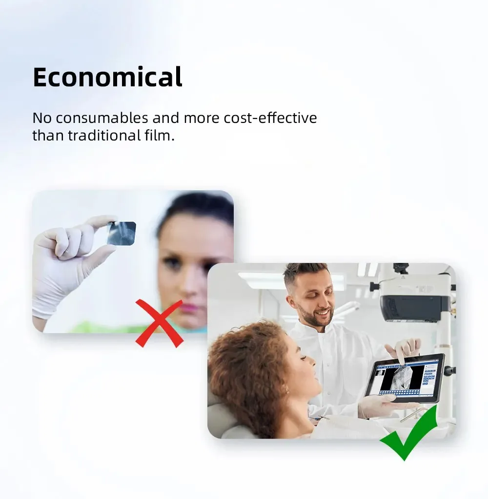 Professioneller Dental-Röntgensensor - Radiovisiograph-Bildgebungssystem - Hochfrequenz-Intraorale Filmarbeit & Kamera-Zahnmedizinische Ausrüstung – Detail 8