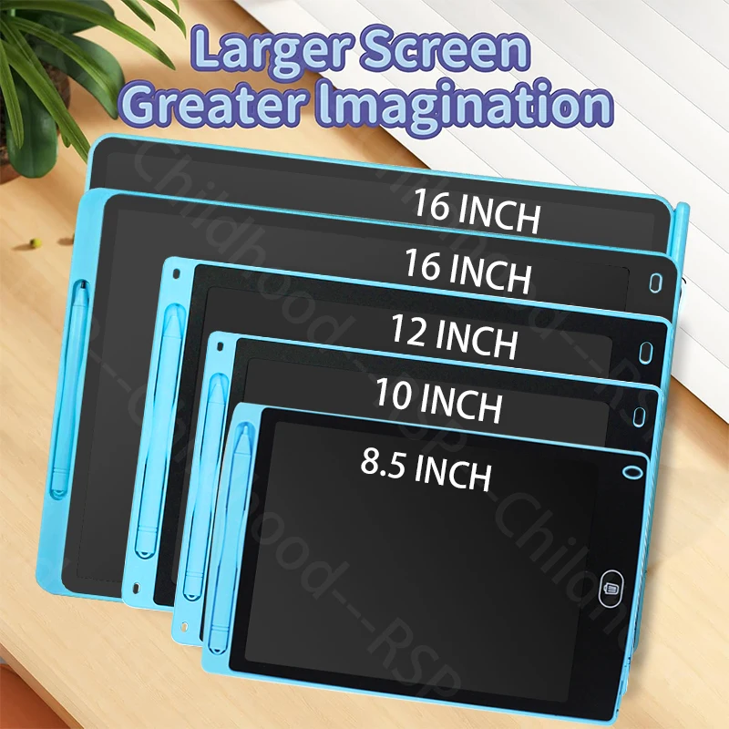 تابلت جرافيك LCD مقاس 16/12/10/8.5 بوصة، لوح رسم، لوح كتابة إلكتروني، هدايا عيد ميلاد للأطفال من سن 3 إلى 12 عامًا/عيد الميلاد/ألعاب السفر #6