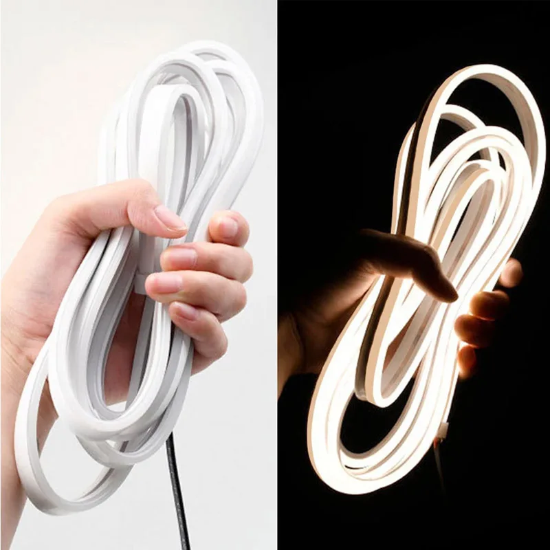 For Tesla Model 3 Y S X 2021-2023 Car Front Trunk Frunk LED Modified Surround Light Strip Waterproof Flexible Silicone LED Strip
