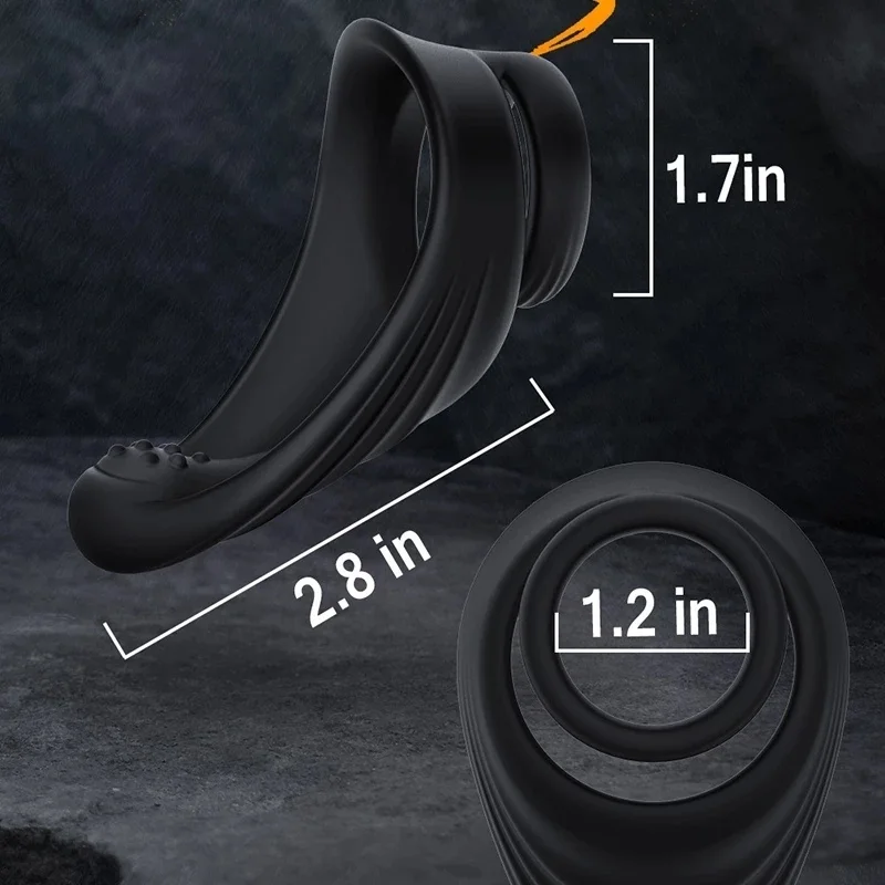 Newest Male Dick Enlarger Rings Penis Ring Reusable Silicone Semen Cock Ring Penis Enlargement Delayed Ejaculation Sex Toys