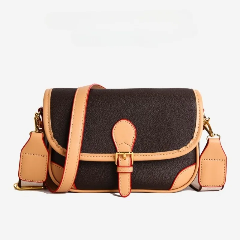 

Simple Creative Crossbody Bag Lightweight Presbyopic Printing Trendy Daily Use Maillard Style Adjustable Female Bag Elegant