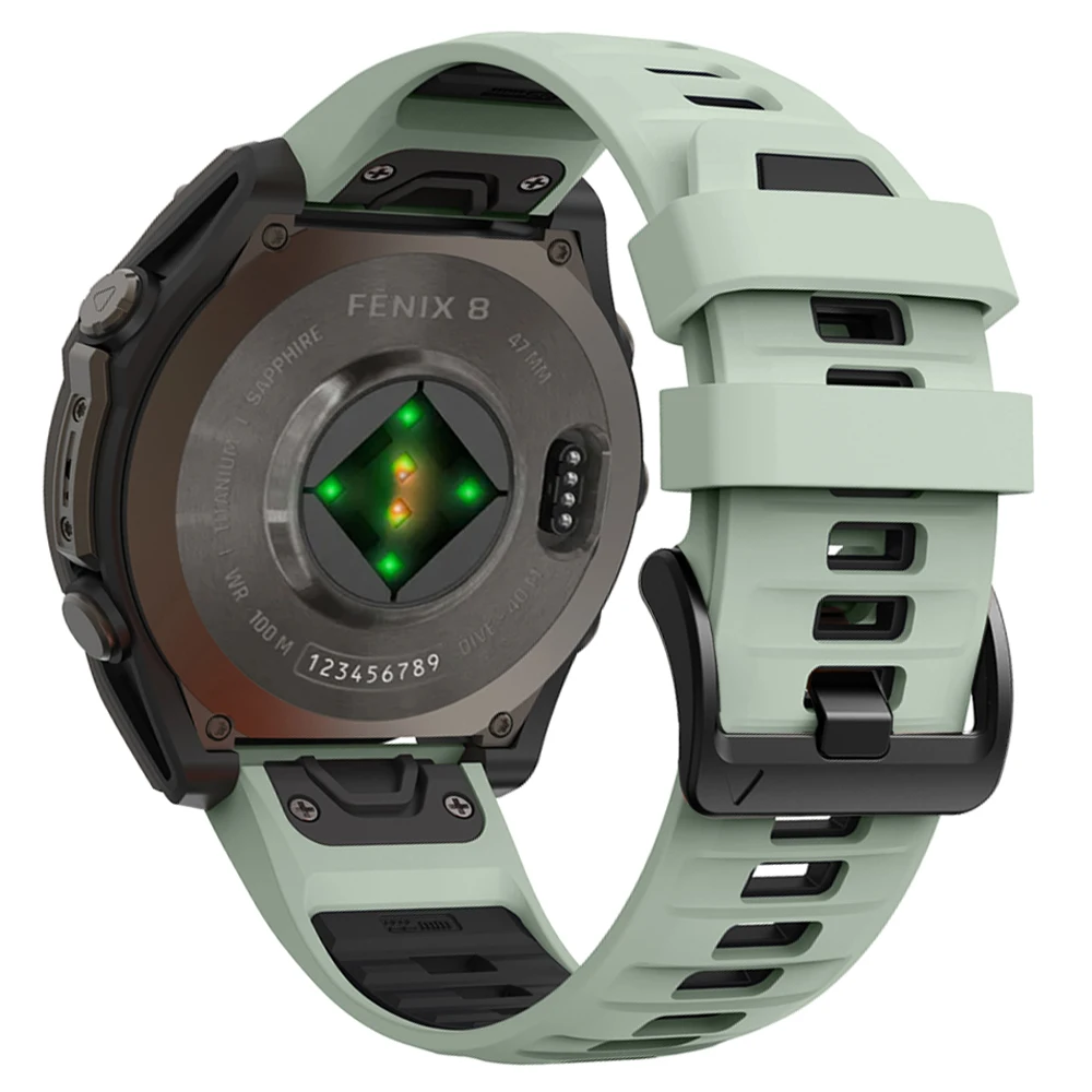 22mm 26mm Silikonarmband für Garmin Fenix 8 E 7X 7 Pro Solar/6X 6 Sapphire 5X/Epix/Tactix 8 QuickFit Uhrenarmband 1:1 Offizielles Armband