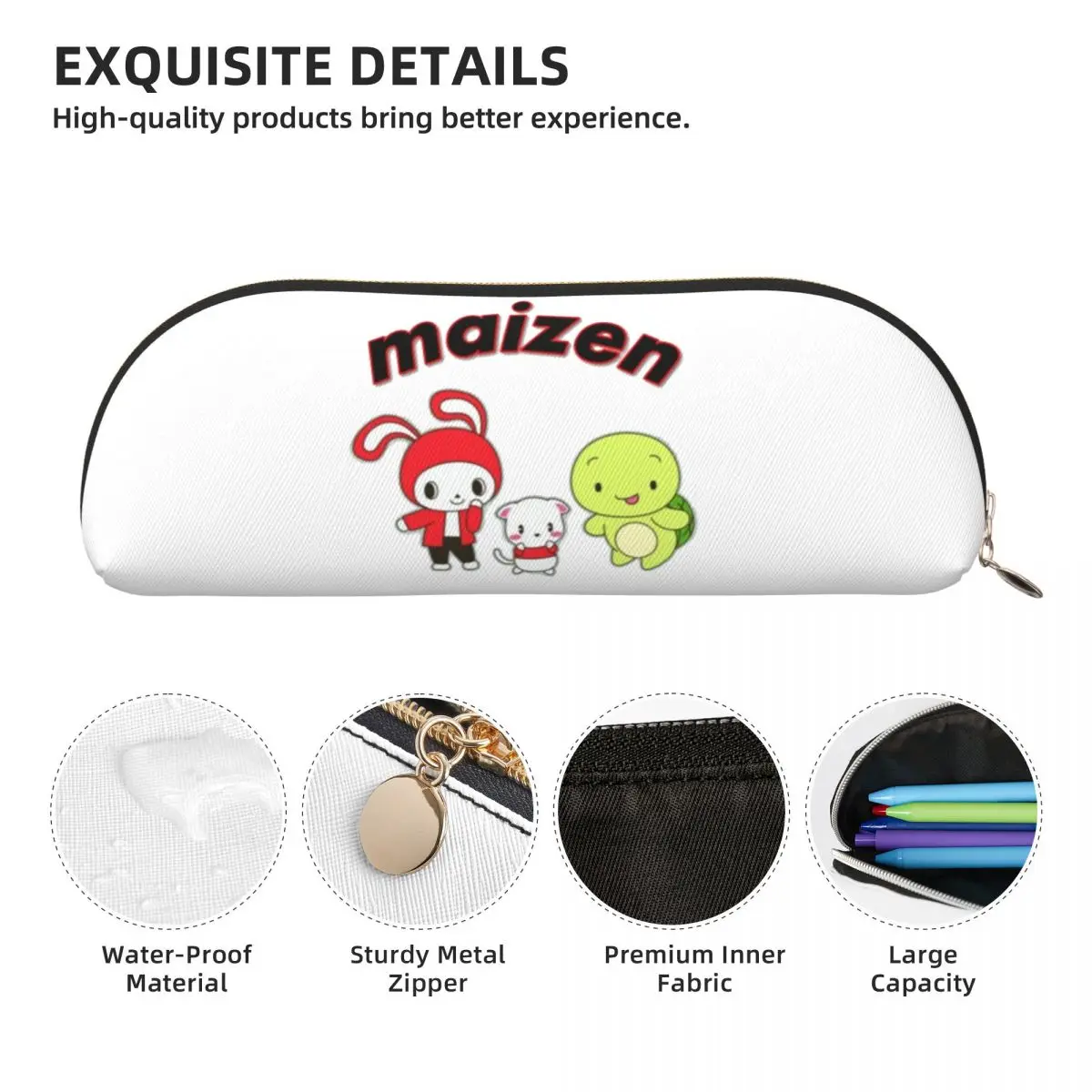 Jj ميكي مايزن مقلمة حامل قلم تخزين لوازم مكتبية سعة كبيرة صندوق القلم حقيبة أقلام رصاص لهدايا الطلاب