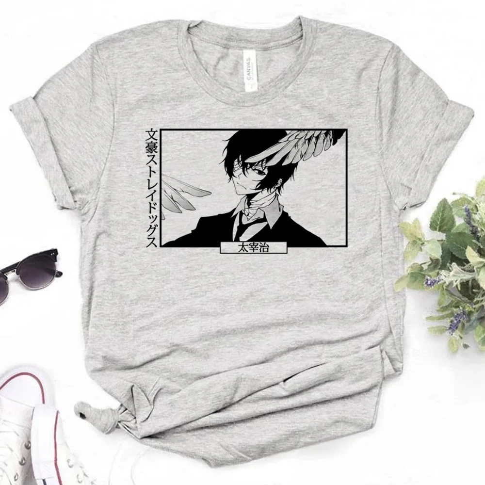 Dazai t-shirts women graphic anime Y2K Tee female comic harajuku manga clothing