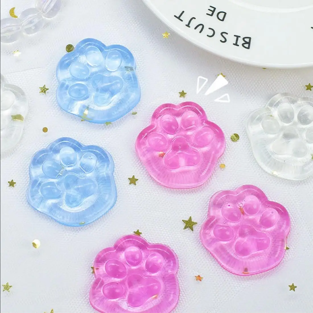 1Pcs Cat Claw Toy Soft and Cute Cat Claw Slow Rebound Squeezing and Stress Relieving Toy, Suitable for Children Relieving Toys