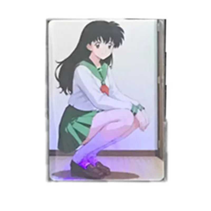 

Набор из 9 сексуальных аниме-карточек Inuyasha Kikyo ACG 18+ с изображением обнаженных богинь, игрушка для взрослых отаку, подарок, коллекционные комикс-карточки