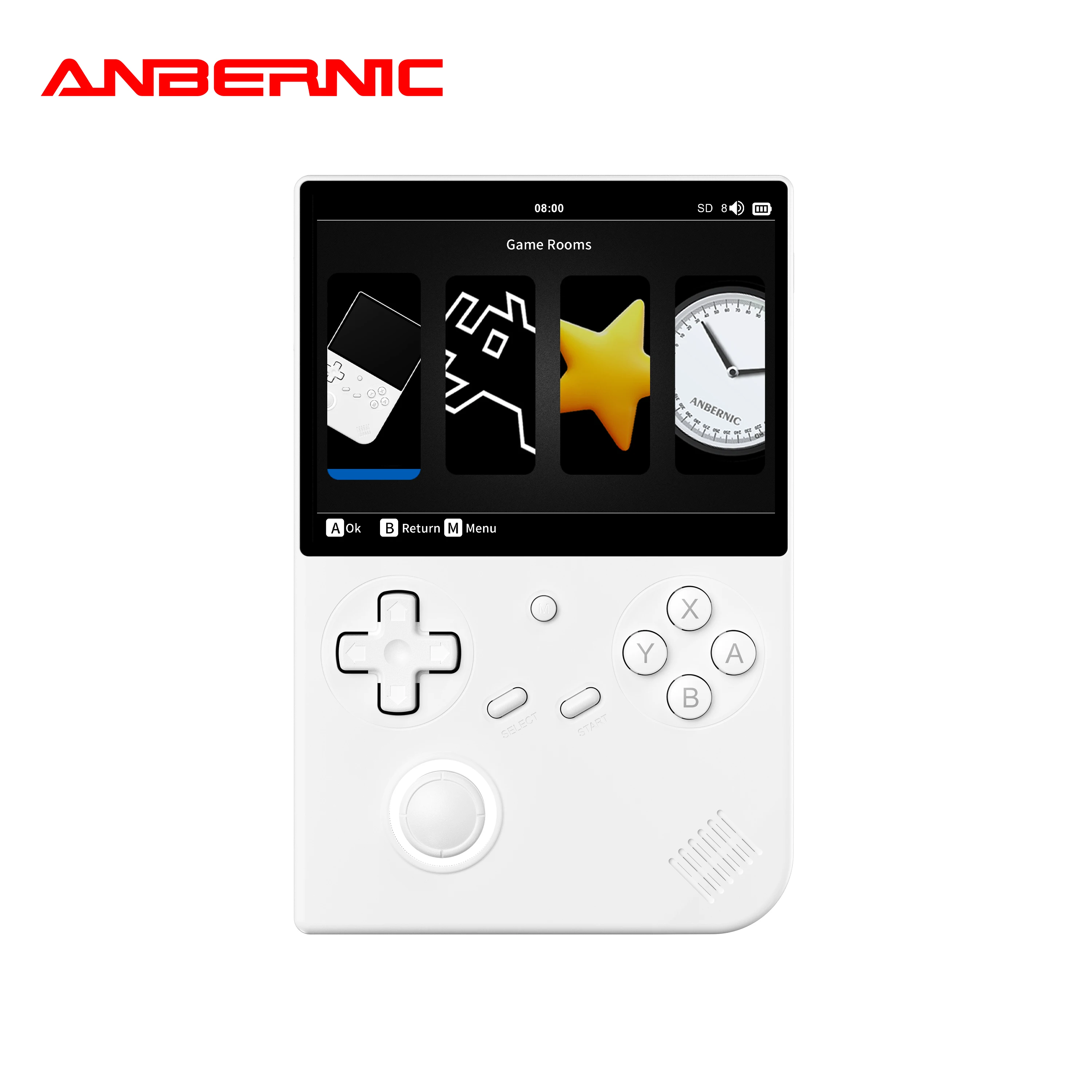 Anbernic RG 40XXV 64-bit Linux Retro Portable Game Player 4.0 Inch IPS Screen 3200mah Battery Handheld Game Console