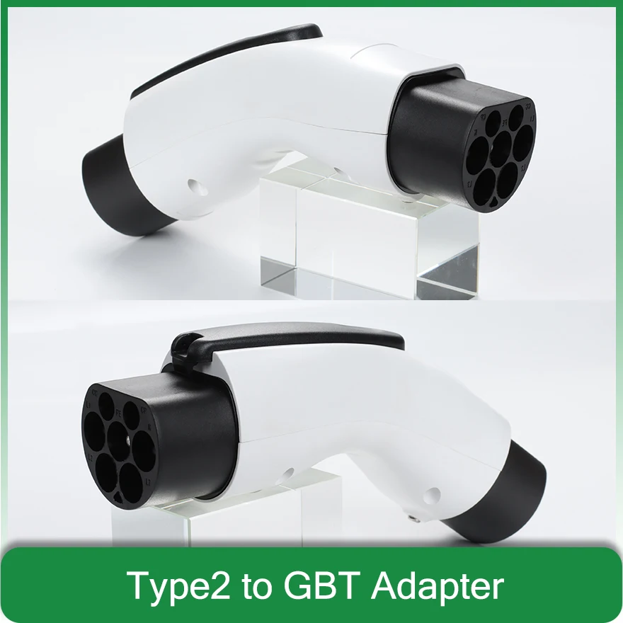 16A 32A Tesla Type2 to GBT EV Charger Adapter 7KW 22kw 3phase Chinese EVSE Car IEC62196 Charging station Adaptor 2023 Accessorie