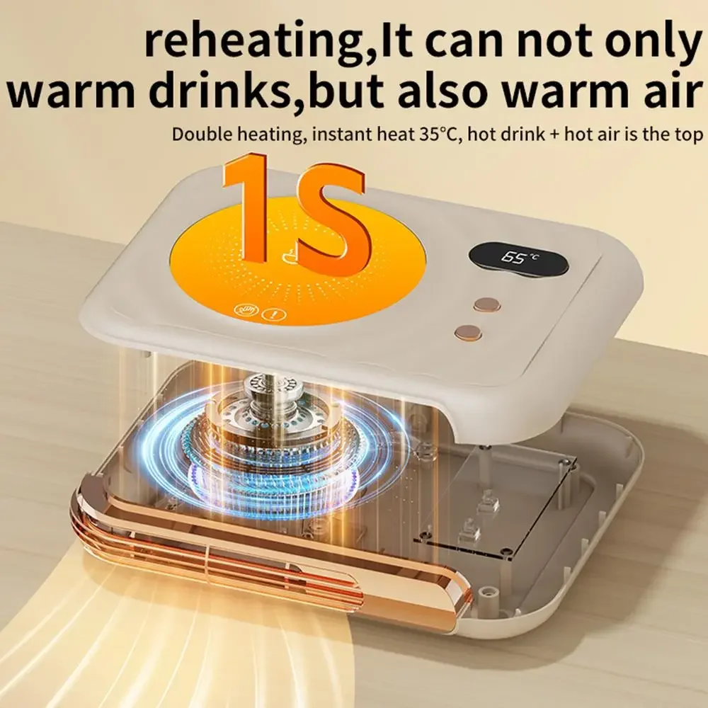 Smart Thermostatic Coaster, Electric Cup Warmer, Suitable for Coffee Beverage Tea Milk Heating Coaster, Small Heater