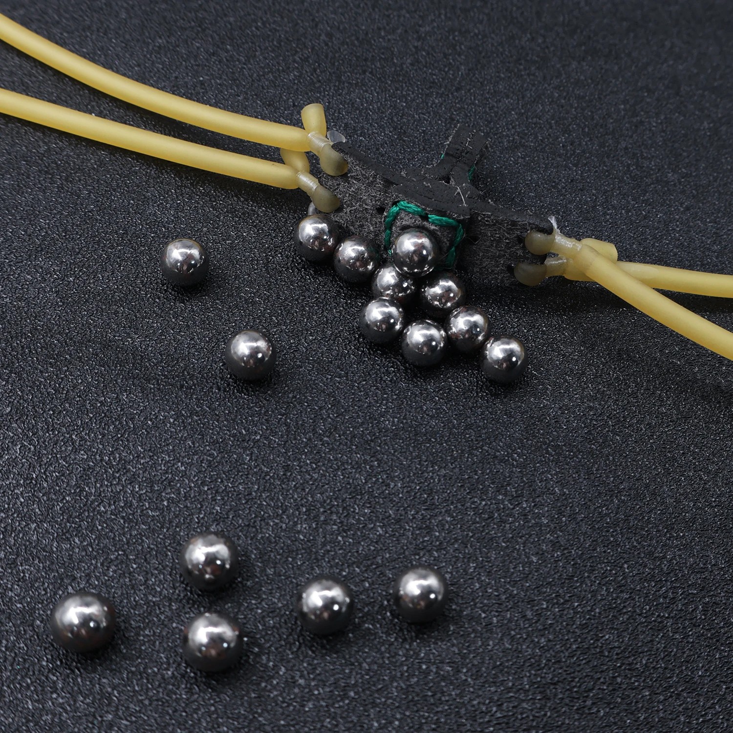 G5 Slingshot Accessories, Standard 8mm Steel Balls, Outdoor Shooting T-Shaped + Ring Rubber Bands + Steel Balls Combo. view 5