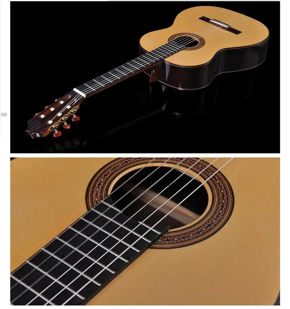 Full Solid Wood Classical Guitar, Master Level Handcraft