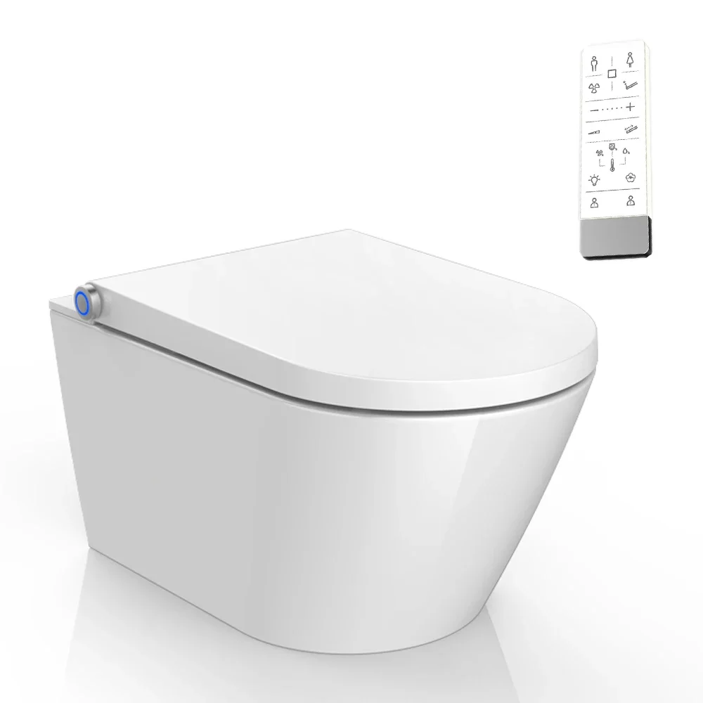 Floor Mounted Smart Toilet Intelligent Full-Function Smart Bidet WC Toilet