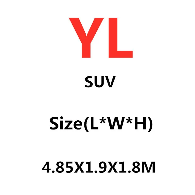Universele SUV/Sedan volledige autohoezen buiten waterdichte zon regen sneeuwbescherming UV auto rits ontwerp zwarte autohoes cover S-XXL