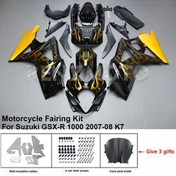 S1007-103a Motorcycle Fairing Set Body Kit Plastic 1000 For Suzuki GSXR 1000 2007-2008 K7 K8 Accessories ABS Injection Bodywork