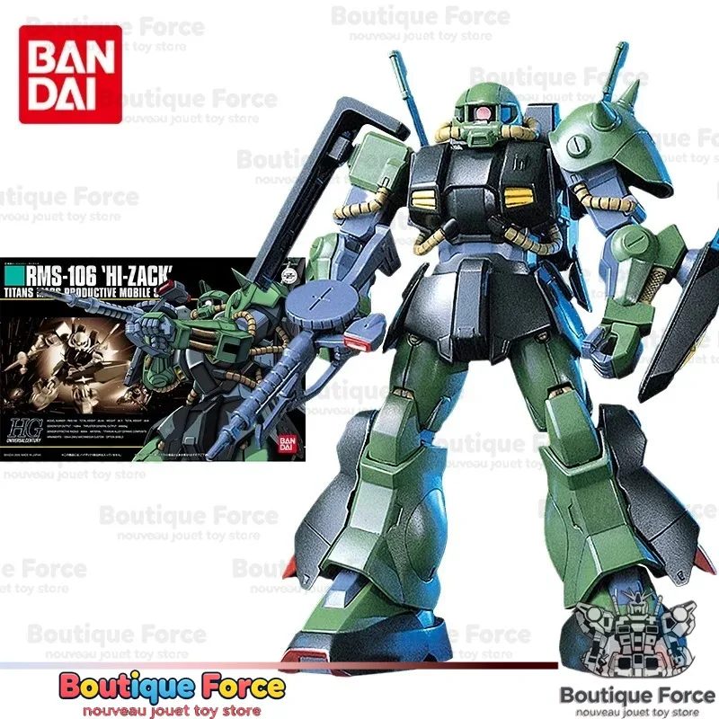 

Bandai Gundam Hi-Zack RMS-106 HGUC 1/144 Model Kit Anime Figure Action Toy Collectible Gift for Fans Children Adults Official