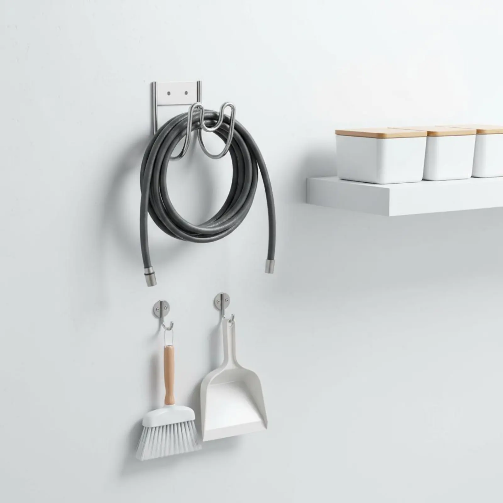 U-Shaped Hose Rack Heavy Duty Wall Mounted Hose Hanger Home Storage Easy to Install Multi-Functional for Garage