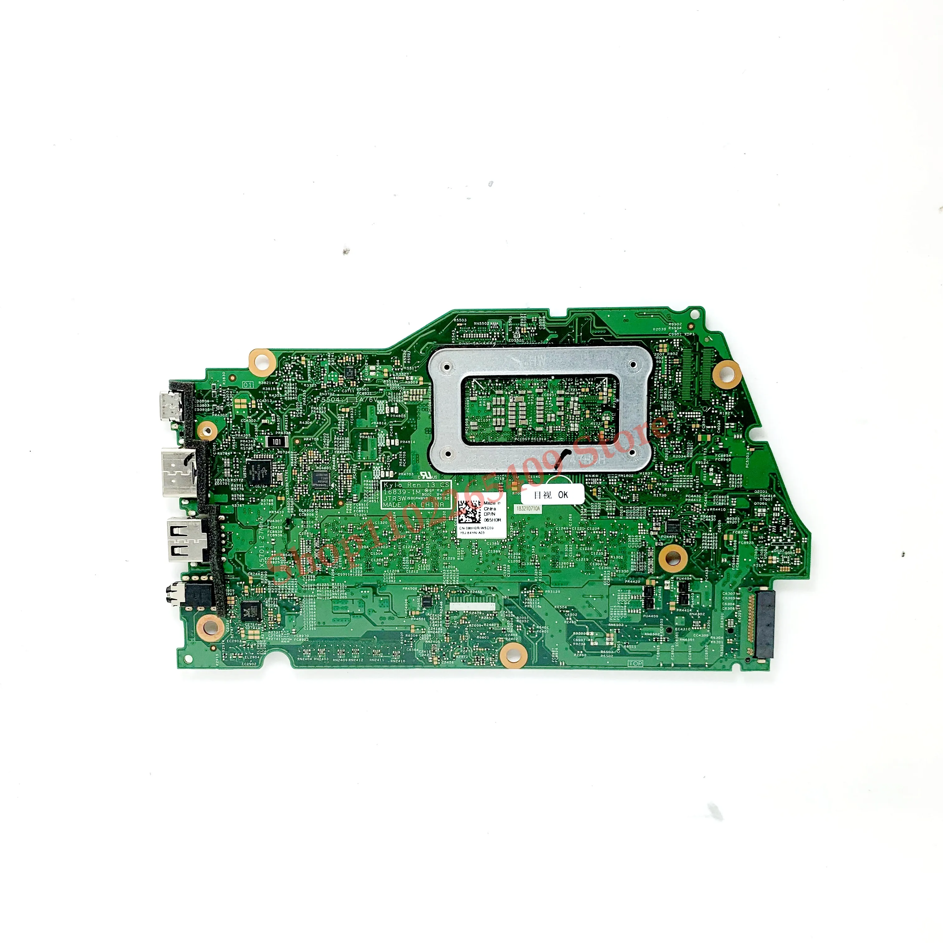 CN-085H0R 085h0r 85h0r 16839-1m mainboard para dell inspiron 7370 7373 portátil placa-mãe com i7-8550U cpu 8gb-ram 100% completamente testado