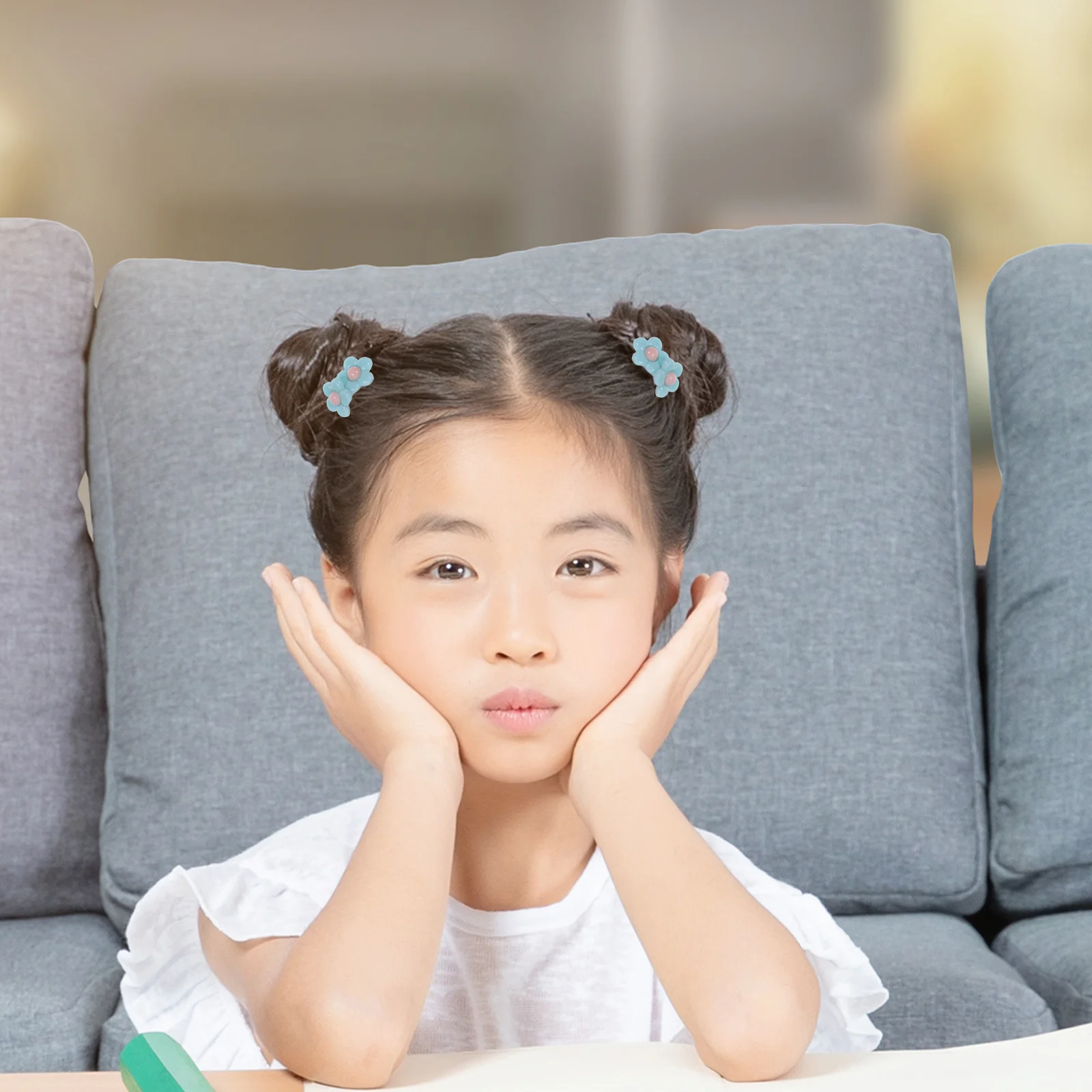 

10 шт., эластичные резинки для волос для девочек, резинки для волос из смолы с цветами, эластичные и тонкие на ощупь, регулируемый размер, разные цвета, повязка для волос для девочек