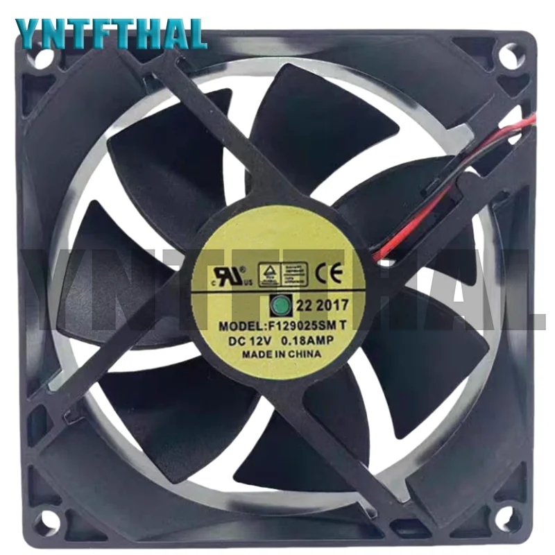 New  F129025SMT 90x90x25MM DC 12V 0.18A Square Cooler Fan