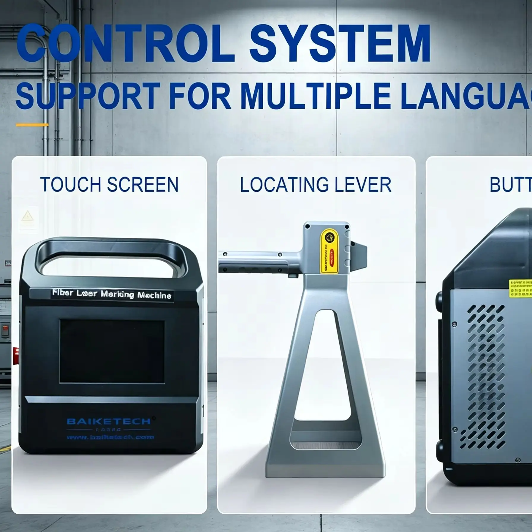 Air Cooled Handheld Fiber Laser Marking Machine Portable Touch Screen Laser Marker Metal Stainless Steel Engraving Equipmen