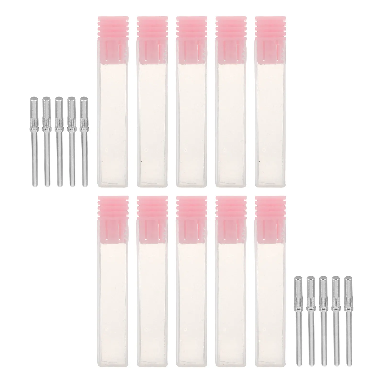 10Pcs Nail Drill Mandrel Bits Mini 3.1mm Sanding Band Holder for Electric Nail Drill File Acrylic Removal Cuticle Manicure