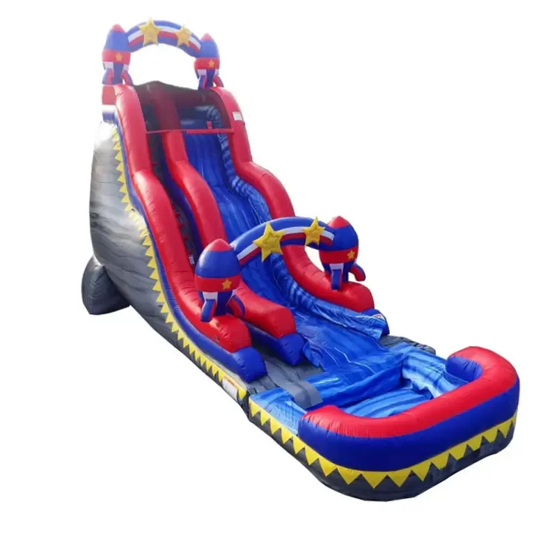 Large Commercial PVC Inflatable Water Slide & Splash Pool Backyard Kids Play Center for Birthdays
