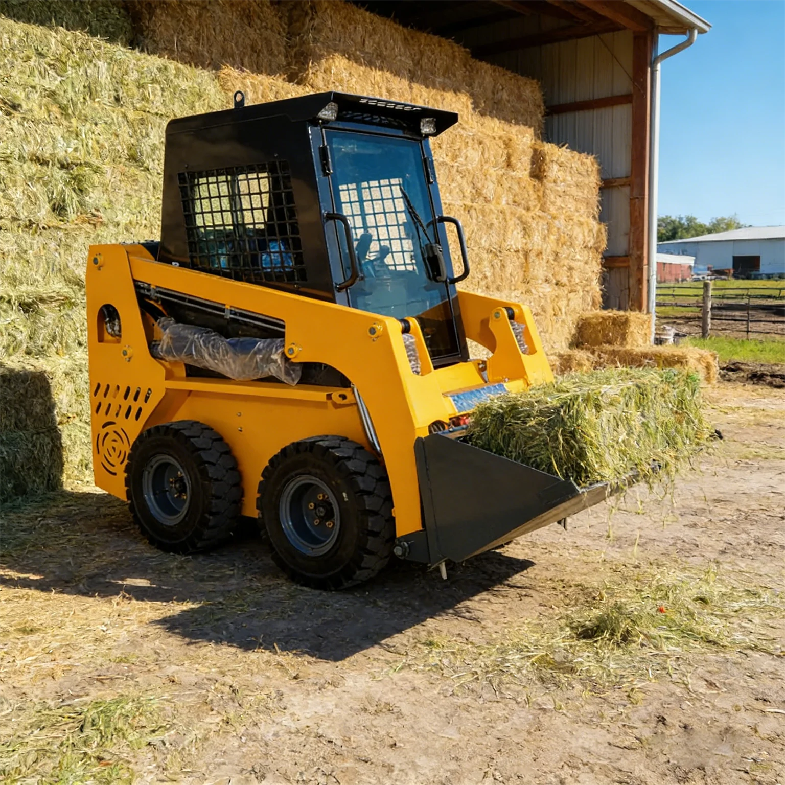 

New Model Skid Steer Loader CE Euro 5 Multifunctional Small Skid Loader