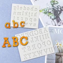Alphabet Silicone Cake Baking Mold Sugarcraft Chocolate Cupcake Resin Tools Fondant Decorating Tools