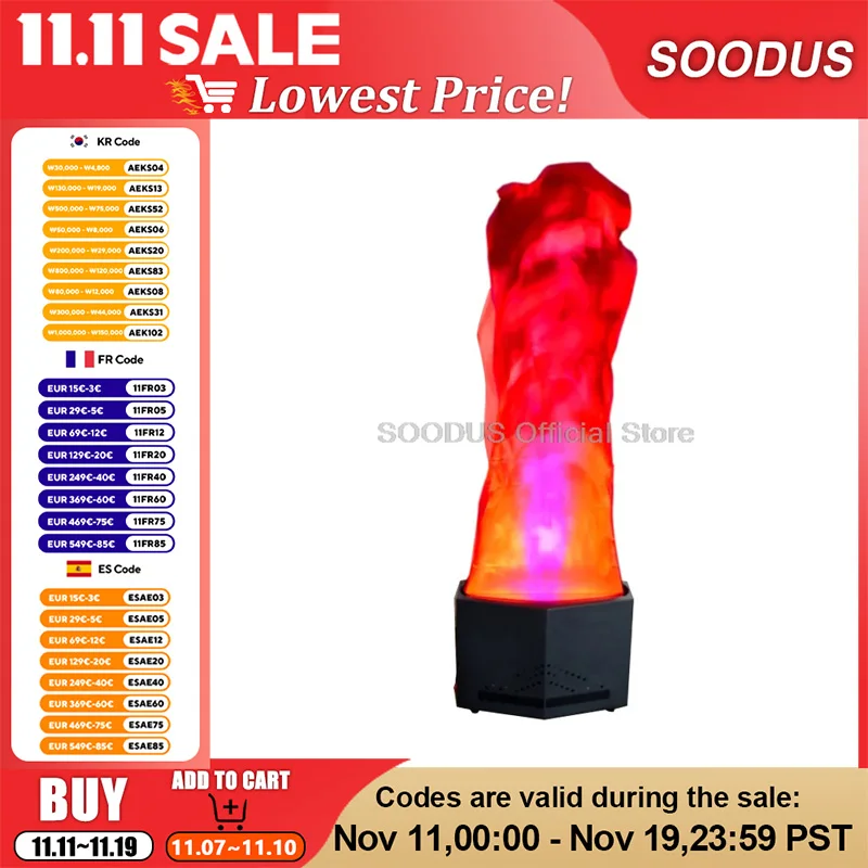 

Реалистичный светодиодный светильник пламени 1,5 м/1,8 м, уличный костра с имитацией пламени, сценическое освещение, искусственное пламя, огонь для вечеринки